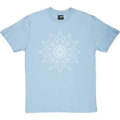 Geometric Star T-Shirt -ThinkWear Collective Sales geometric star tshirt 2 skybluetshirt
