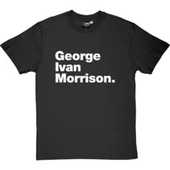 George Ivan Morrison T-Shirt -ThinkWear Collective Sales george ivan morrison tshirt 2 charcoaltshirt