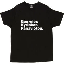 Georgios Kyriacos Panayiotou T-Shirt -ThinkWear Collective Sales georgios kyriacos panayiotou tshirt 2 black mens v neck tshirt