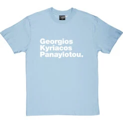 Georgios Kyriacos Panayiotou T-Shirt -ThinkWear Collective Sales georgios kyriacos panayiotou tshirt 2 skybluetshirt