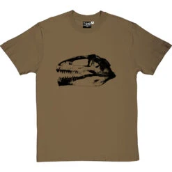 Giganotosaurus Skull T-Shirt -ThinkWear Collective Sales giganotosaurus tshirt 1 olivetshirt