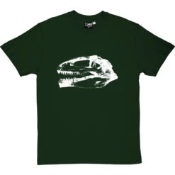 Giganotosaurus Skull T-Shirt -ThinkWear Collective Sales giganotosaurus tshirt 2 bottlegreentshirt