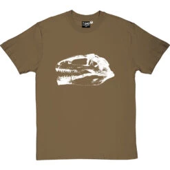 Giganotosaurus Skull T-Shirt -ThinkWear Collective Sales giganotosaurus tshirt 2 olivetshirt