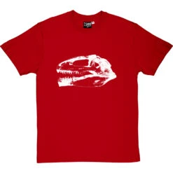 Giganotosaurus Skull T-Shirt -ThinkWear Collective Sales giganotosaurus tshirt 2 redtshirt