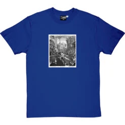 William Hogarth's Gin Lane T-Shirt -ThinkWear Collective Sales ginlane royalbluetshirt