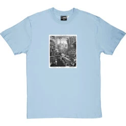 William Hogarth's Gin Lane T-Shirt -ThinkWear Collective Sales ginlane skybluetshirt