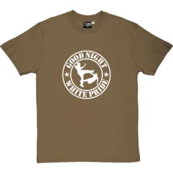Good Night White Pride T-Shirt -ThinkWear Collective Sales good night white pride tshirt 2 olivetshirt
