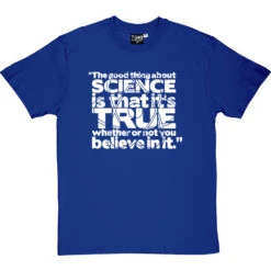 The Good Thing About Science T-Shirt -ThinkWear Collective Sales good thing science tshirt 2 royalbluetshirt