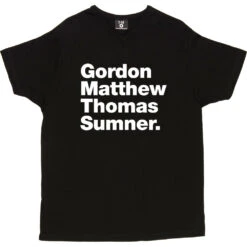 Gordon Matthew Thomas Sumner T-Shirt -ThinkWear Collective Sales gordon matthew thomas sumner tshirt 2 black mens v neck tshirt