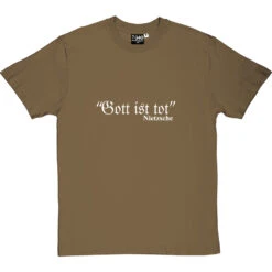 Friedrich Nietzsche Gott Ist Tot T-Shirt