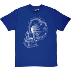 Gramophone T-Shirt -ThinkWear Collective Sales gramophone tshirt 2 royalbluetshirt