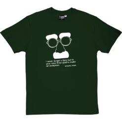 Groucho Marx T-Shirt -ThinkWear Collective Sales groucho marx tshirt 2 bottlegreentshirt