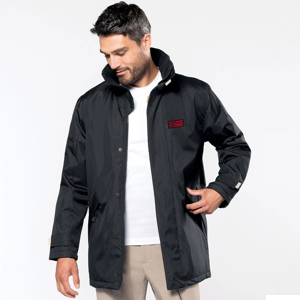 Grumpy Old-Fashioned Lefty Atheist Parka Jacket 2 Grumpy Old-Fashioned Lefty Atheist Parka Jacket - Image 2