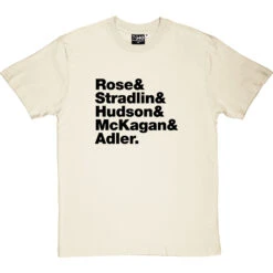 Guns N' Roses T Shirt Line-Up T-Shirt -ThinkWear Collective Sales guns n roses tshirt 1 naturaltshirt