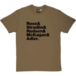 Guns N' Roses T Shirt Line-Up T-Shirt -ThinkWear Collective Sales guns n roses tshirt 1 olivetshirt