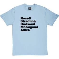 Guns N' Roses T Shirt Line-Up T-Shirt -ThinkWear Collective Sales guns n roses tshirt 1 skybluetshirt