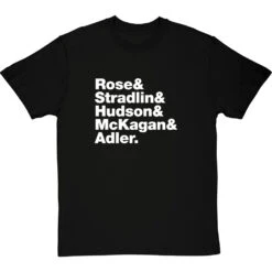 Guns N' Roses T Shirt Line-Up T-Shirt -ThinkWear Collective Sales guns n roses tshirt 2 blacktshirt