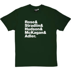 Guns N' Roses T Shirt Line-Up T-Shirt -ThinkWear Collective Sales guns n roses tshirt 2 bottlegreentshirt