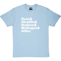 Guns N' Roses T Shirt Line-Up T-Shirt -ThinkWear Collective Sales guns n roses tshirt 2 skybluetshirt