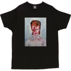 Aladdin Sane By Hadrian Richards T-Shirt -ThinkWear Collective Sales hadrian aladin sane tshirt black mens v neck tshirt