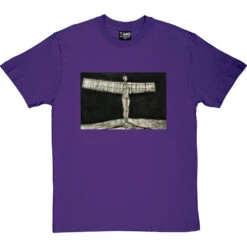 The Dark Angel By Hadrian Richards T-Shirt -ThinkWear Collective Sales hadrian dark angel tshirt purpletshirt