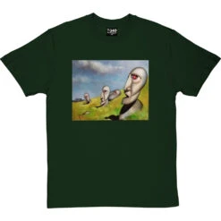 Easter Island Division Bell By Hadrian Richards T-Shirt 21 Easter Island Division Bell By Hadrian Richards T-Shirt -ThinkWear Collective Sales hadrian easter tshirt bottlegreentshirt