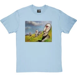 Easter Island Division Bell By Hadrian Richards T-Shirt 18 Easter Island Division Bell By Hadrian Richards T-Shirt -ThinkWear Collective Sales hadrian easter tshirt skybluetshirt