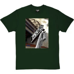 Howay The Lads By Hadrian Richards T-Shirt -ThinkWear Collective Sales hadrian howay the lads tshirt bottlegreentshirt