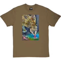 Leopard By Hadrian Richards T-Shirt -ThinkWear Collective Sales hadrian leopard tshirt olivetshirt