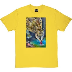 Leopard By Hadrian Richards T-Shirt -ThinkWear Collective Sales hadrian leopard tshirt yellowtshirt