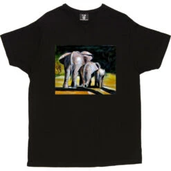 Morning Stroll By Hadrian Richards T-Shirt -ThinkWear Collective Sales hadrian morning stroll tshirt black mens v neck tshirt