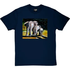 Morning Stroll By Hadrian Richards T-Shirt -ThinkWear Collective Sales hadrian morning stroll tshirt navybluetshirt