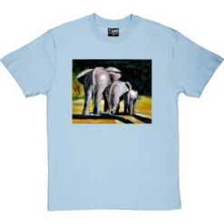 Morning Stroll By Hadrian Richards T-Shirt -ThinkWear Collective Sales hadrian morning stroll tshirt skybluetshirt