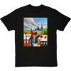 The Red Door In A Northern Scene By Hadrian Richards T-Shirt