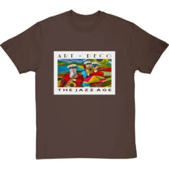 Art Deco The Jazz Age By Hadrian Richards T-Shirt -ThinkWear Collective Sales hadrian richards art deco the jazz age tshirt hazelnuttshirt