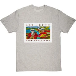 Art Deco The Jazz Age By Hadrian Richards T-Shirt -ThinkWear Collective Sales hadrian richards art deco the jazz age tshirt lightoxfordtshirt