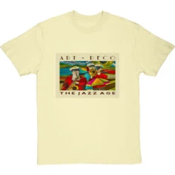 Art Deco The Jazz Age By Hadrian Richards T-Shirt -ThinkWear Collective Sales hadrian richards art deco the jazz age tshirt naturaltshirt