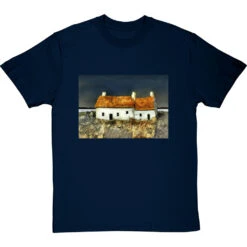 Coastal Crofts By Hadrian Richards T-Shirt -ThinkWear Collective Sales hadrian richards coastal crofts tshirt navybluetshirt