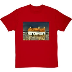 Coastal Crofts By Hadrian Richards T-Shirt -ThinkWear Collective Sales hadrian richards coastal crofts tshirt redtshirt
