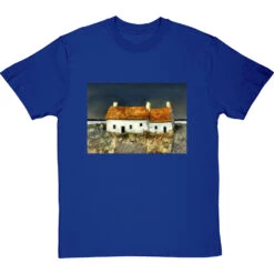 Coastal Crofts By Hadrian Richards T-Shirt -ThinkWear Collective Sales hadrian richards coastal crofts tshirt royalbluetshirt