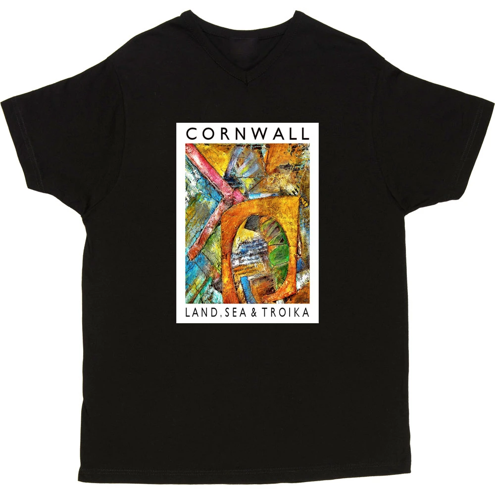 Cornwall: Land, Sea & Troika By Hadrian Richards T-Shirt 3 Cornwall: Land, Sea & Troika By Hadrian Richards T-Shirt - Image 3