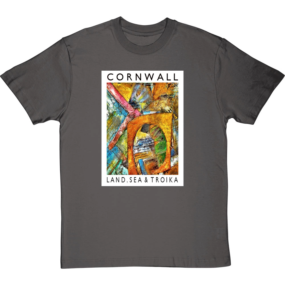 Cornwall: Land, Sea & Troika By Hadrian Richards T-Shirt 14 Cornwall: Land, Sea & Troika By Hadrian Richards T-Shirt - Image 14