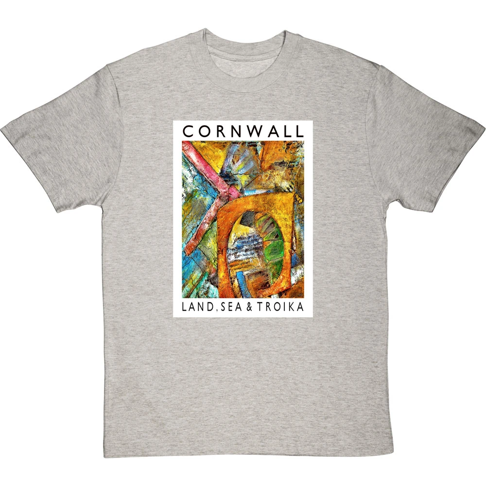 Cornwall: Land, Sea & Troika By Hadrian Richards T-Shirt 4 Cornwall: Land, Sea & Troika By Hadrian Richards T-Shirt - Image 4