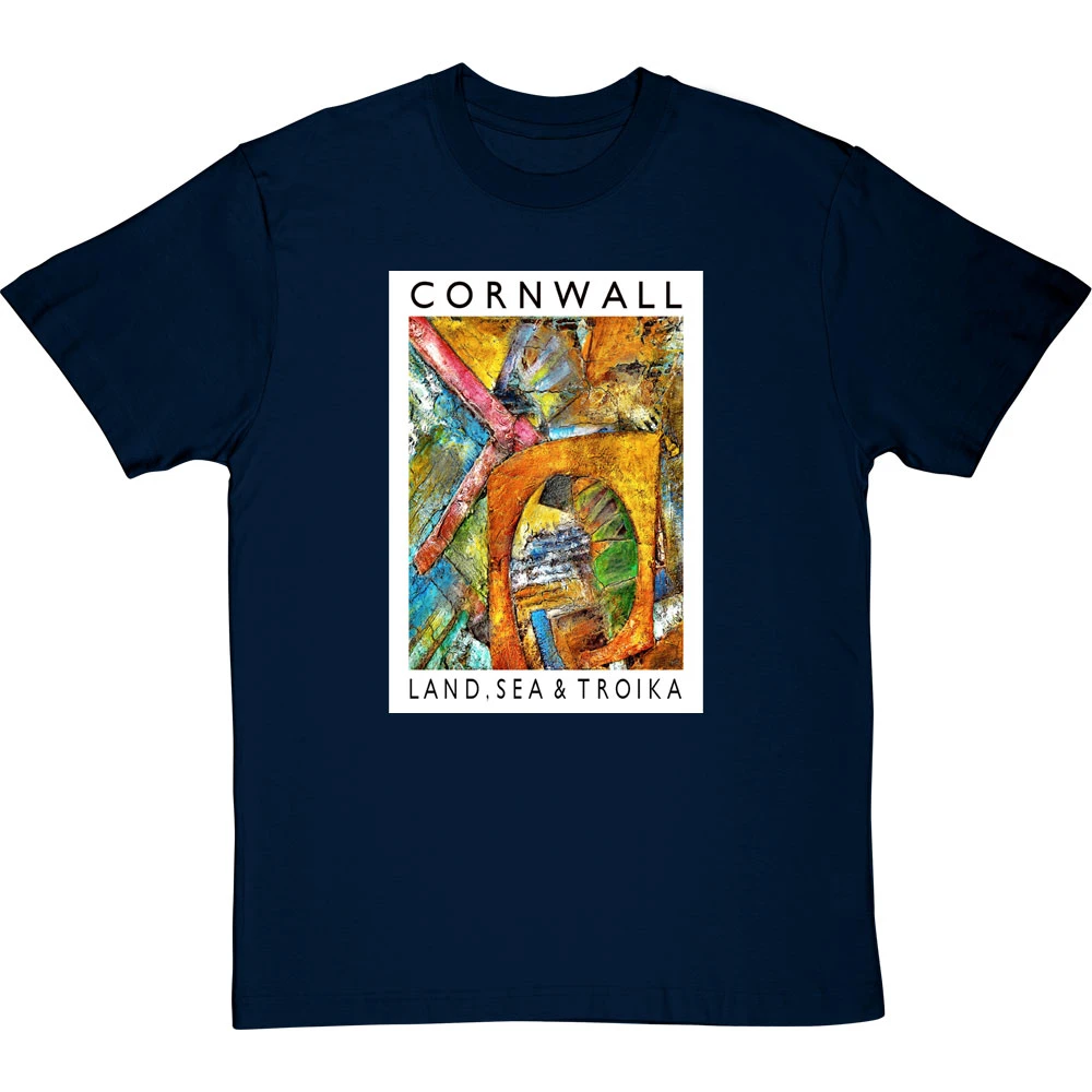 Cornwall: Land, Sea & Troika By Hadrian Richards T-Shirt 9 Cornwall: Land, Sea & Troika By Hadrian Richards T-Shirt - Image 9