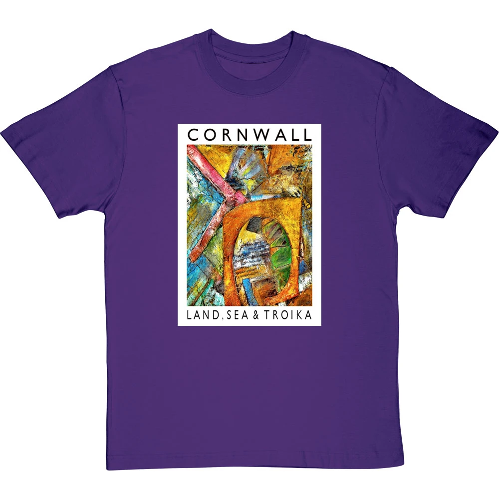 Cornwall: Land, Sea & Troika By Hadrian Richards T-Shirt 8 Cornwall: Land, Sea & Troika By Hadrian Richards T-Shirt - Image 8