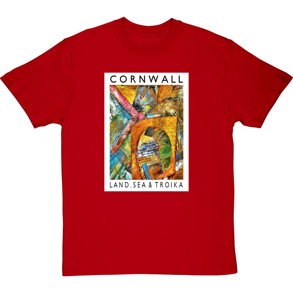 Cornwall: Land, Sea & Troika By Hadrian Richards T-Shirt 6 Cornwall: Land, Sea & Troika By Hadrian Richards T-Shirt - Image 6