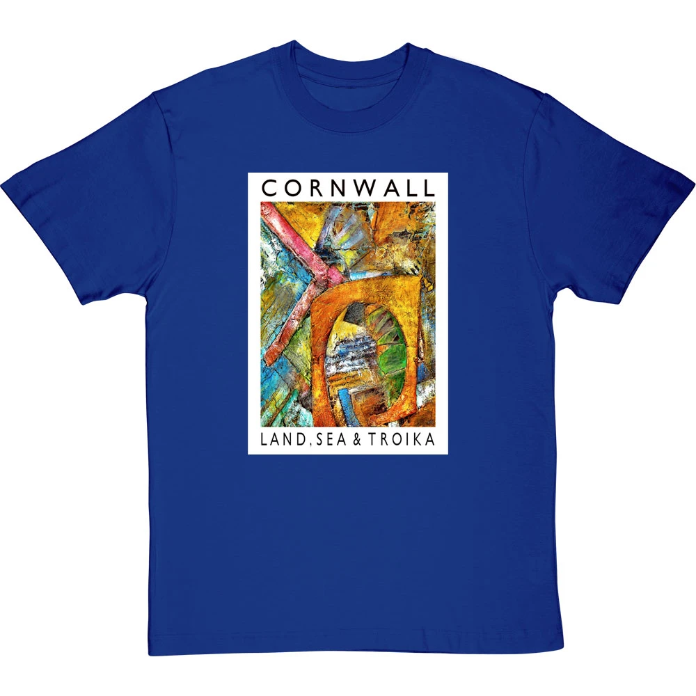 Cornwall: Land, Sea & Troika By Hadrian Richards T-Shirt 5 Cornwall: Land, Sea & Troika By Hadrian Richards T-Shirt - Image 5