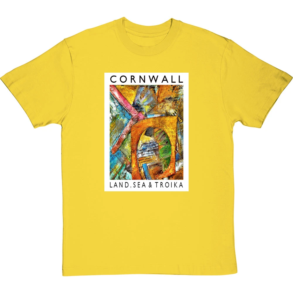 Cornwall: Land, Sea & Troika By Hadrian Richards T-Shirt 15 Cornwall: Land, Sea & Troika By Hadrian Richards T-Shirt - Image 15