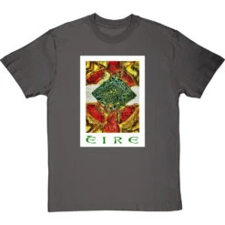 Eire By Hadrian Richards T-Shirt -ThinkWear Collective Sales hadrian richards eire travel print tshirt charcoaltshirt