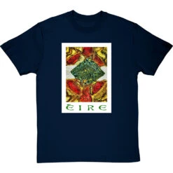 Eire By Hadrian Richards T-Shirt -ThinkWear Collective Sales hadrian richards eire travel print tshirt navybluetshirt